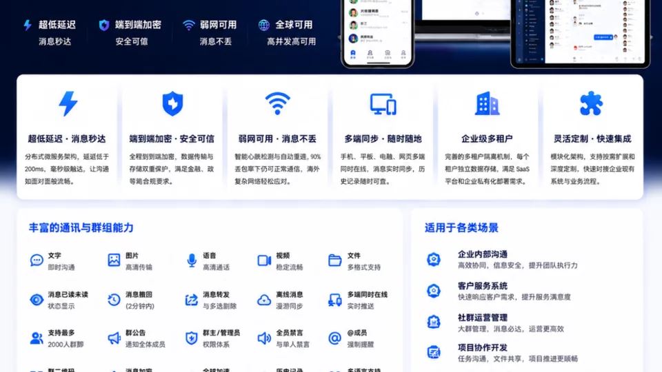 🌟 IM即时通讯系统全新升级|让企业沟通更高效、更智能