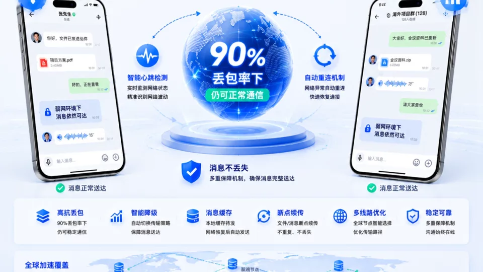 🚀 新一代IM即时通讯系统|高性价比企业沟通解决方案